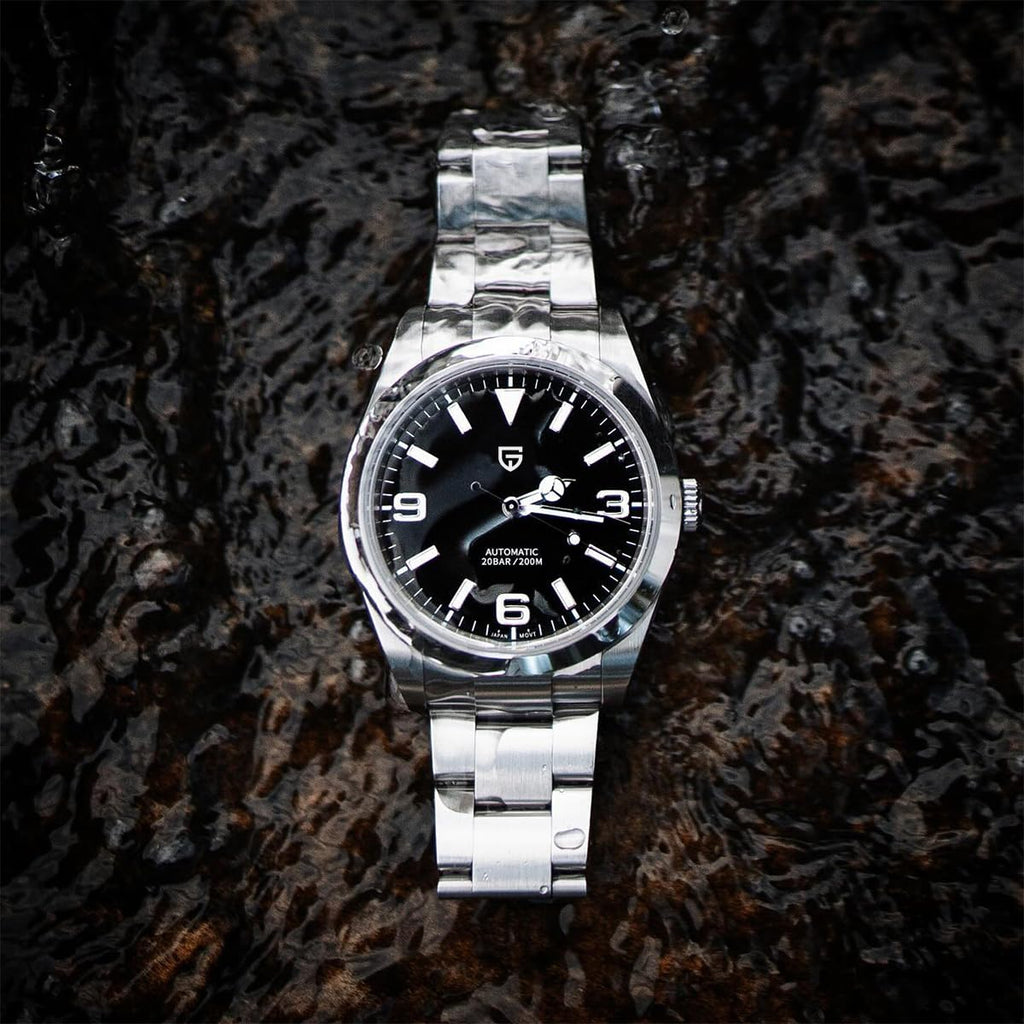 Automatic Diver Watch Sapphire Glass Stainless Steel 40MM Waterproof Wrist Watch U5044