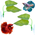 Betta Fish Leaf Hammock, 2 PCS Aquarium Decor K8010
