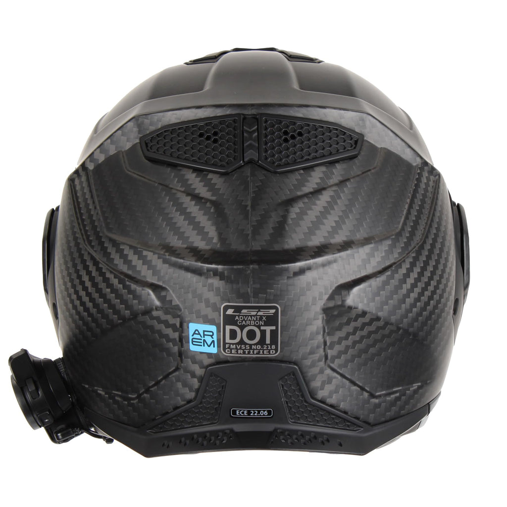 Carbon Fiber Modular Helmet with Bluetooth Headset H69956