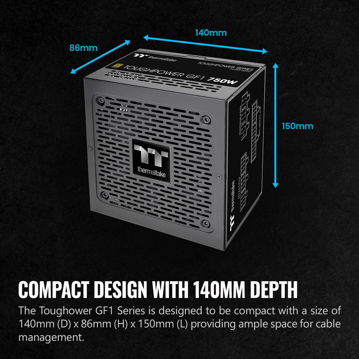 Fully Modular ATX 750W Power Supply 80 Plus Gold R59364