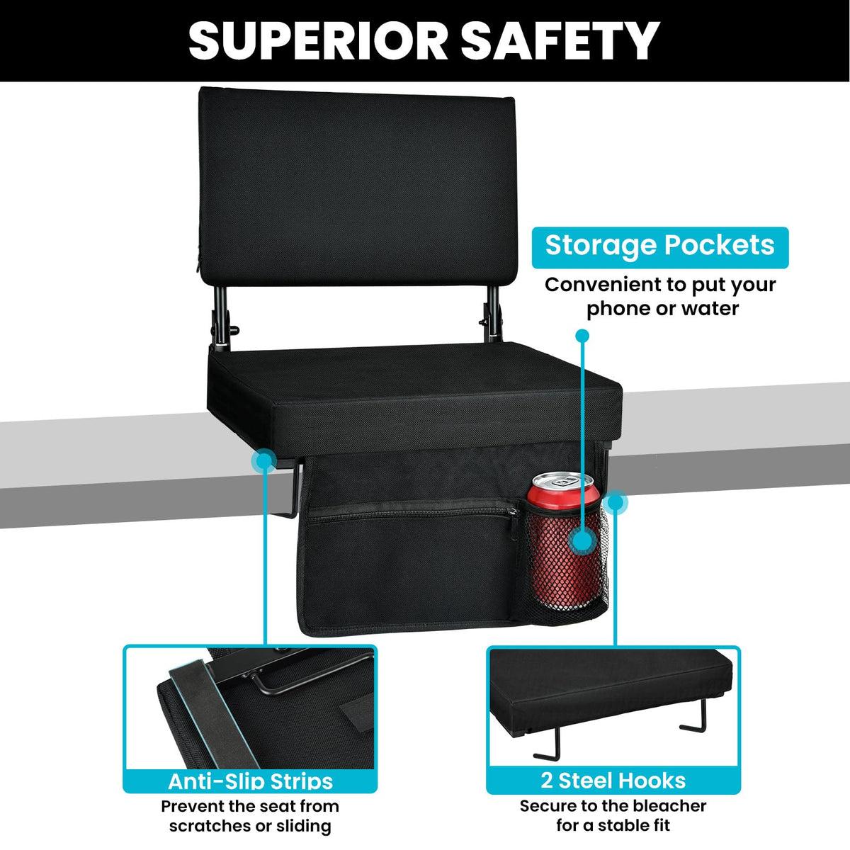 Stadium Seats with Back Support G50552