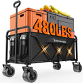 300L Foldable Collapsible Wagon Cart with All-Terrain Wheels S984