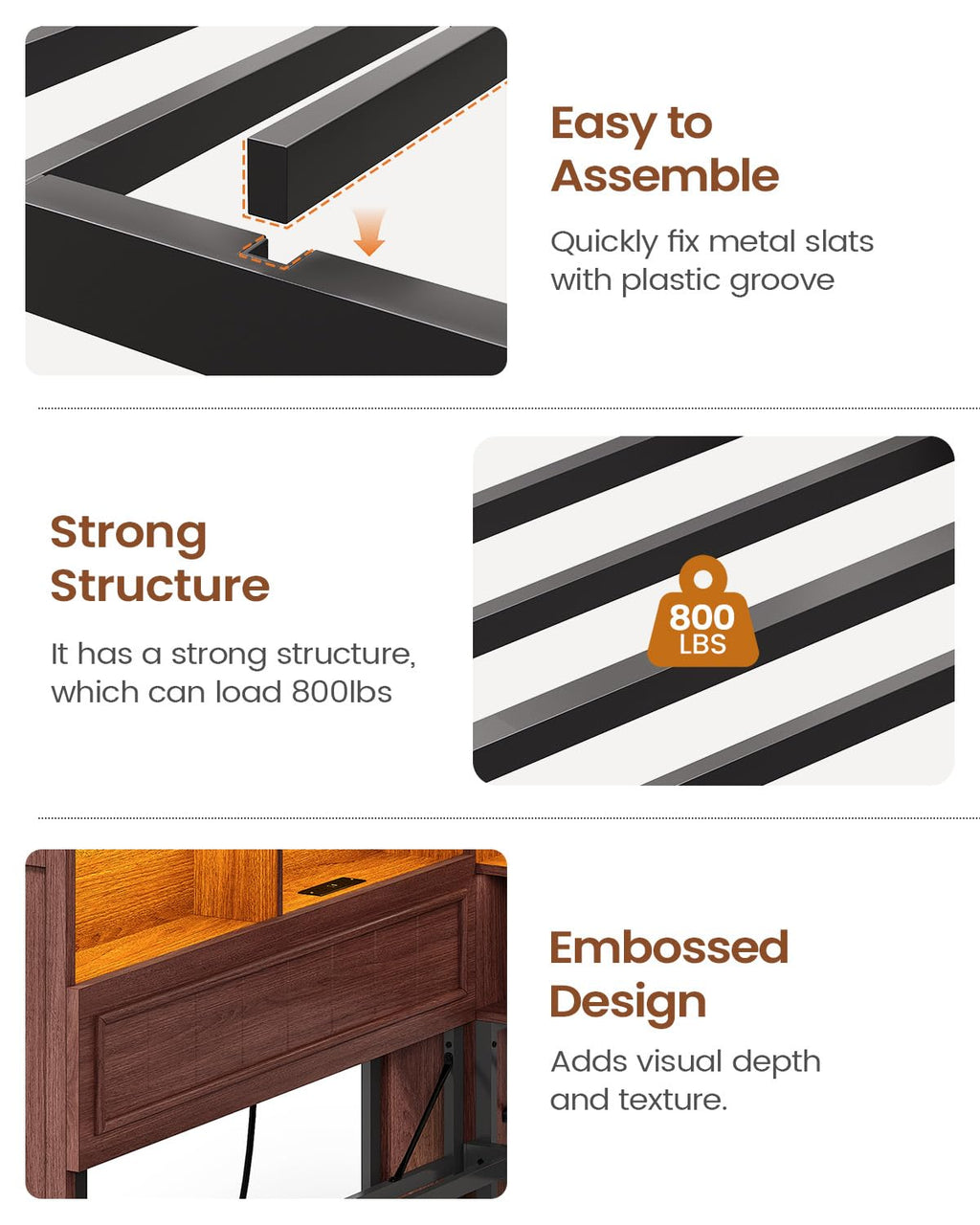 Twin Corner Bed Frame with Storage Drawers and Bookcase O8090