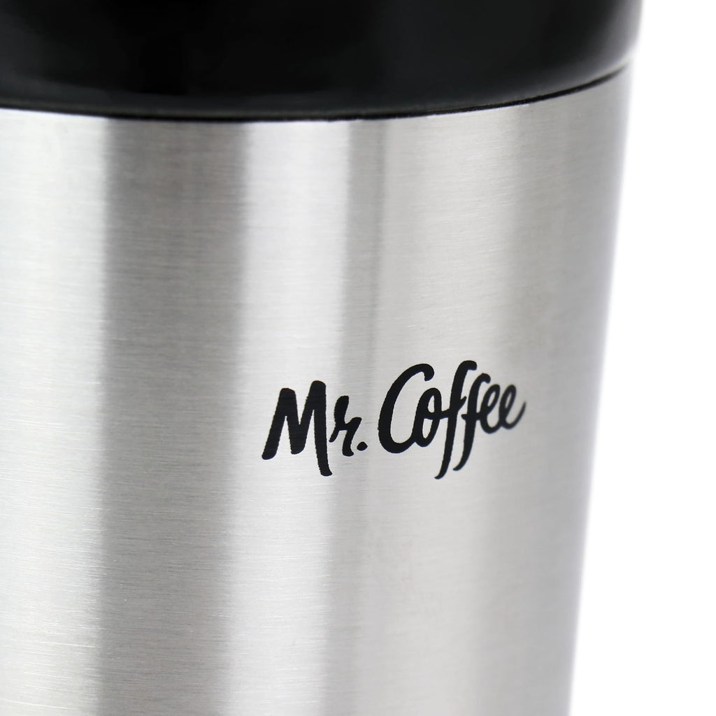 Stainless Steel Stoneware Travel Mug, 16 Oz, Black R269335