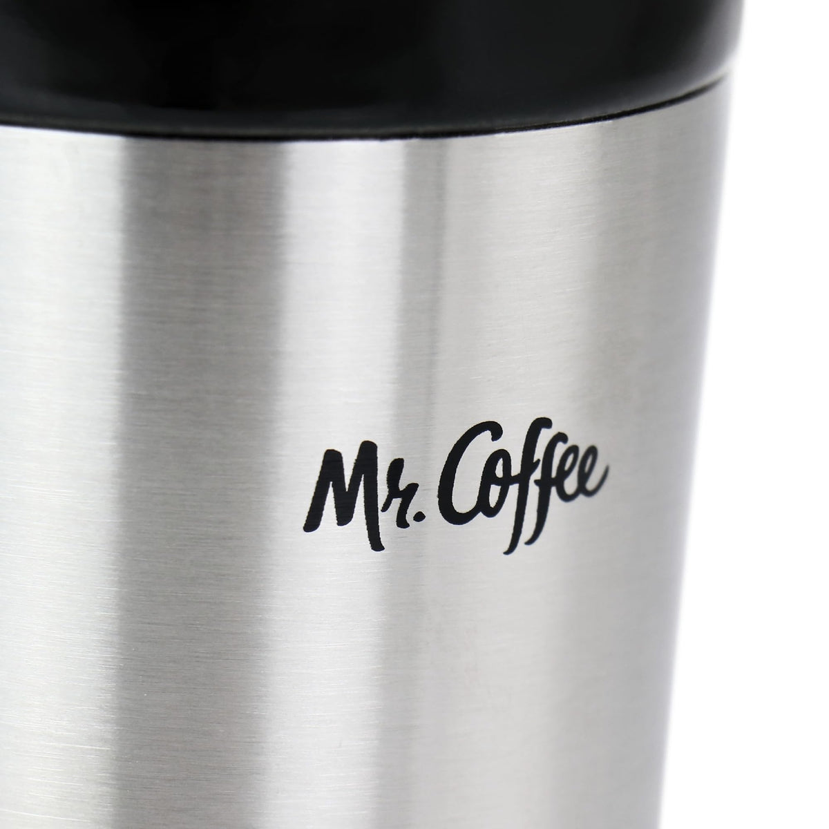 Stainless Steel Stoneware Travel Mug, 16 Oz, Black R269335