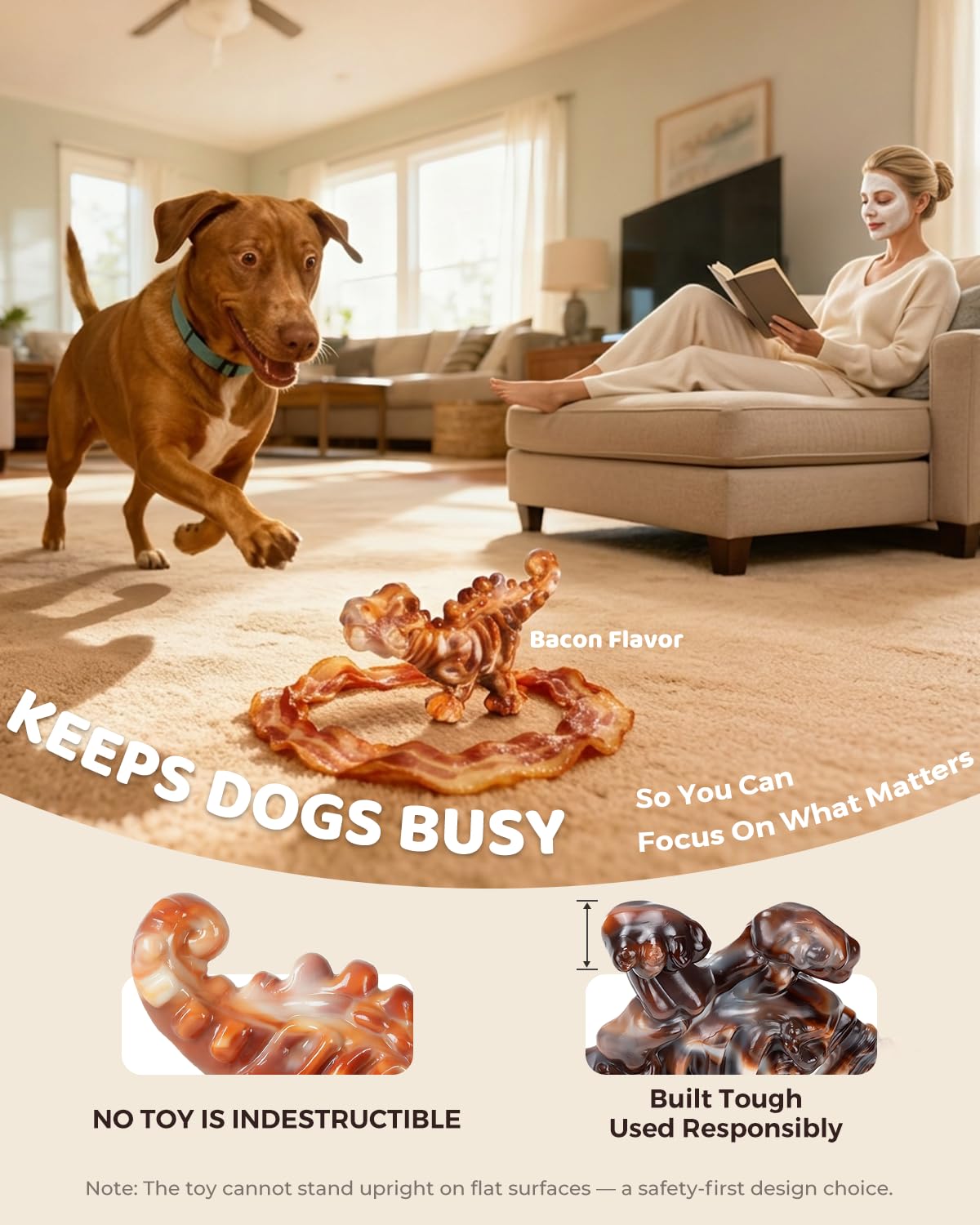 2-Pack Tough Dog Chew Toys M34328