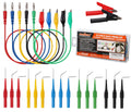 22 Pc Back Probe Pin Kit with 5 Colors Silicone Wires I463