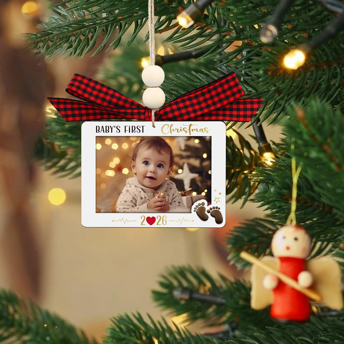 Baby's First Christmas Photo Frame Ornament K975178