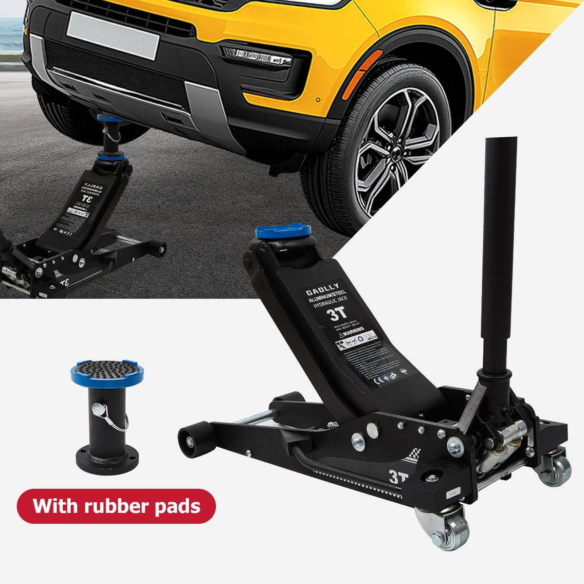 3 Ton Aluminum and Steel Floor Jack V79364