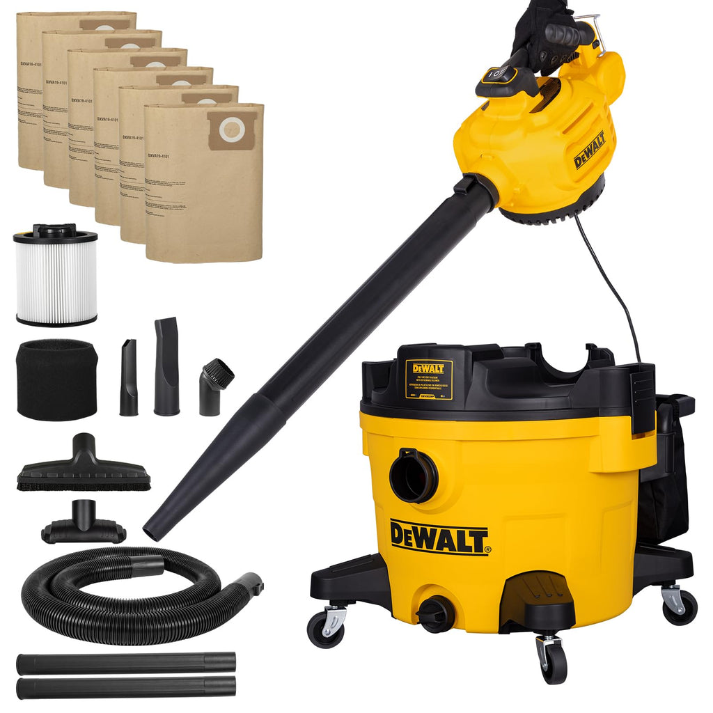 Shop Vacuum Wet and Dry 9 Gallon 5 HP with Detachable Blower L661282