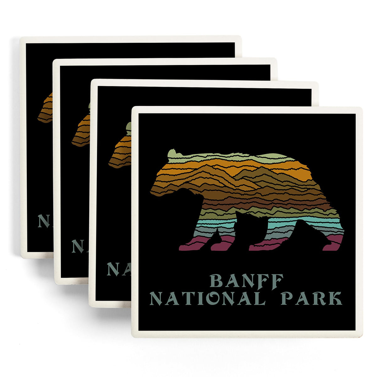 Ceramic Coasters Set of 4 A64192
