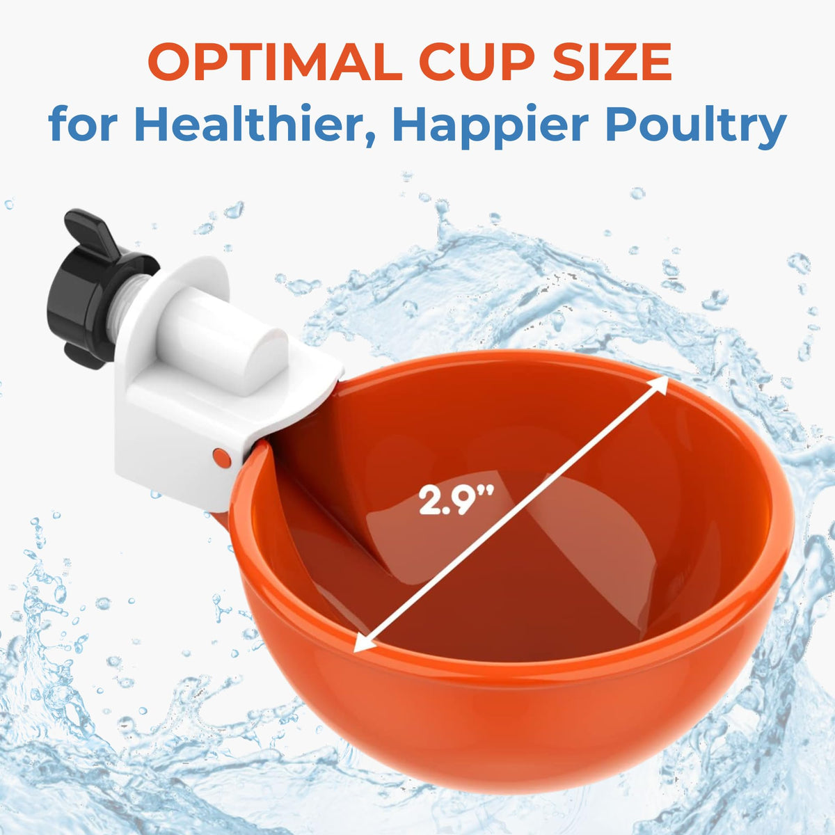 Large Automatic Chicken Waterer Cups 5-Pack K6675