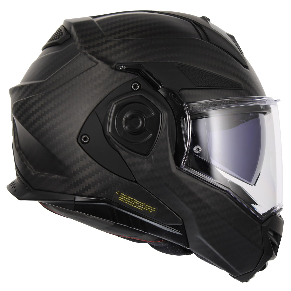 Carbon Fiber Modular Helmet with Bluetooth Headset H69956