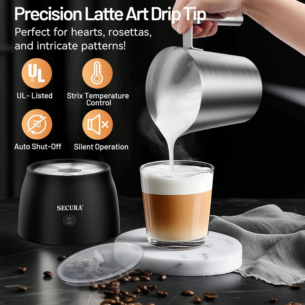 17oz Stainless Steel Hot & Cold Milk Frother H295137