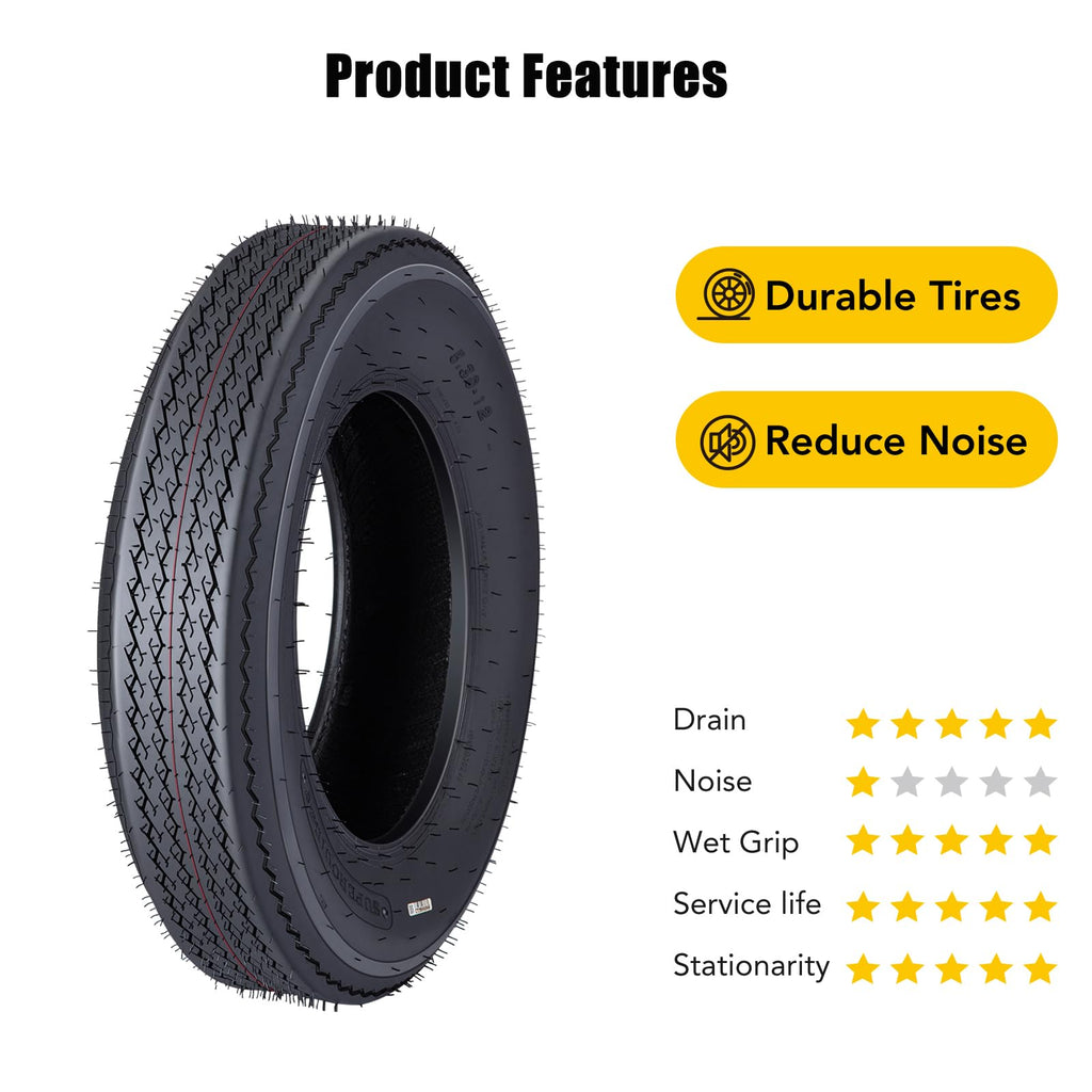 5.3-12 Trailer Tires Load Range C 6PR H2163