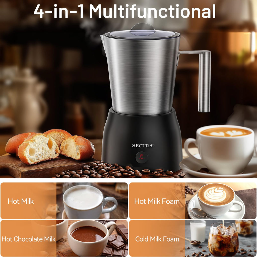 17oz Stainless Steel Hot & Cold Milk Frother H295137