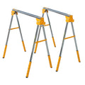 Adjustable Height Folding Steel Sawhorse 2 Pack F820