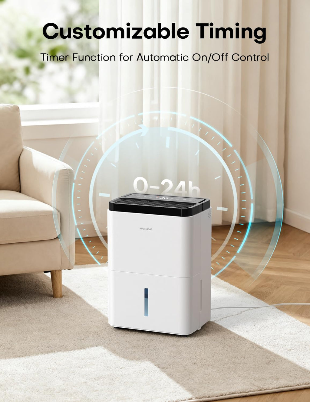 35 Pints Dehumidifier with Drain Hose M868