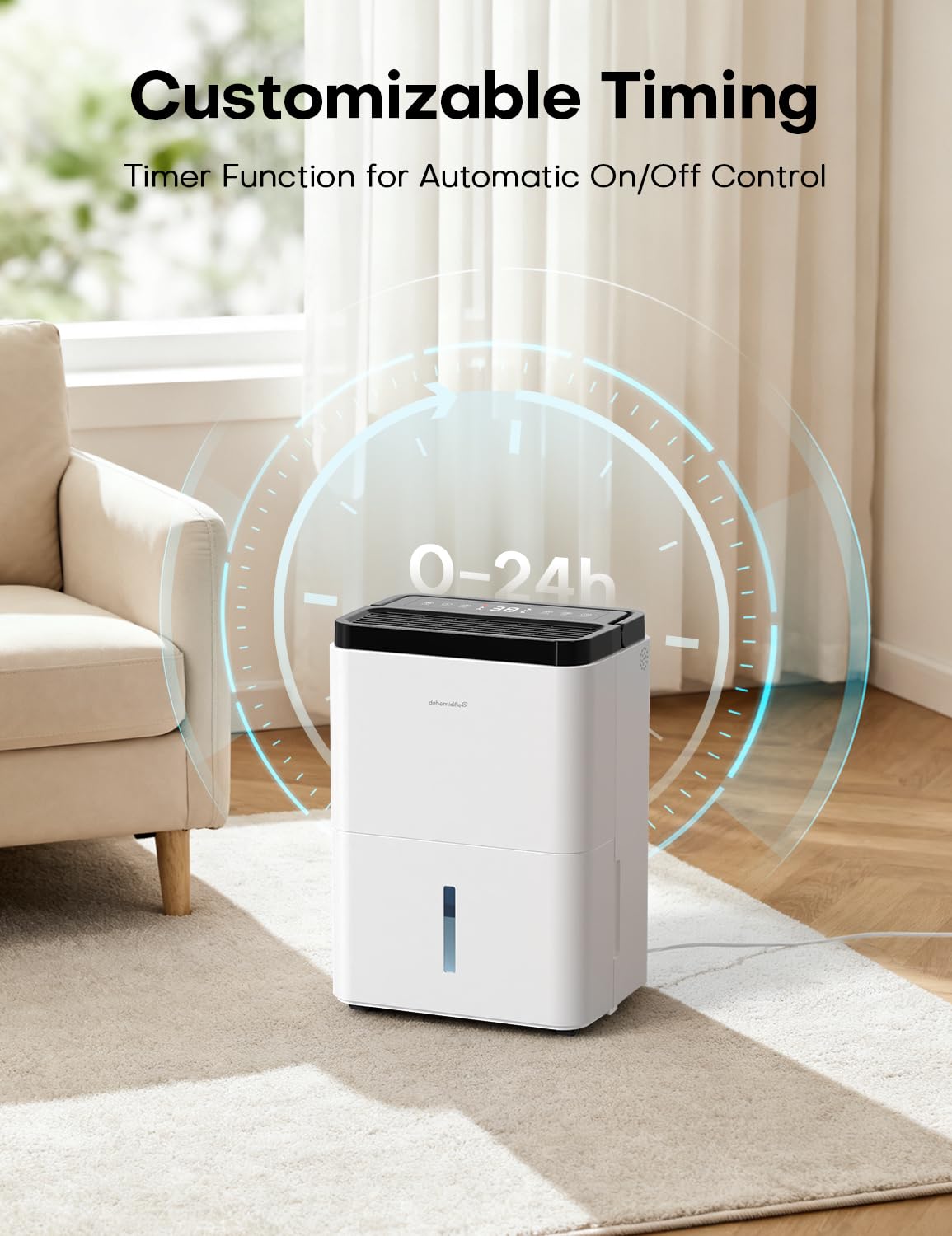 35 Pints Dehumidifier with Drain Hose M868