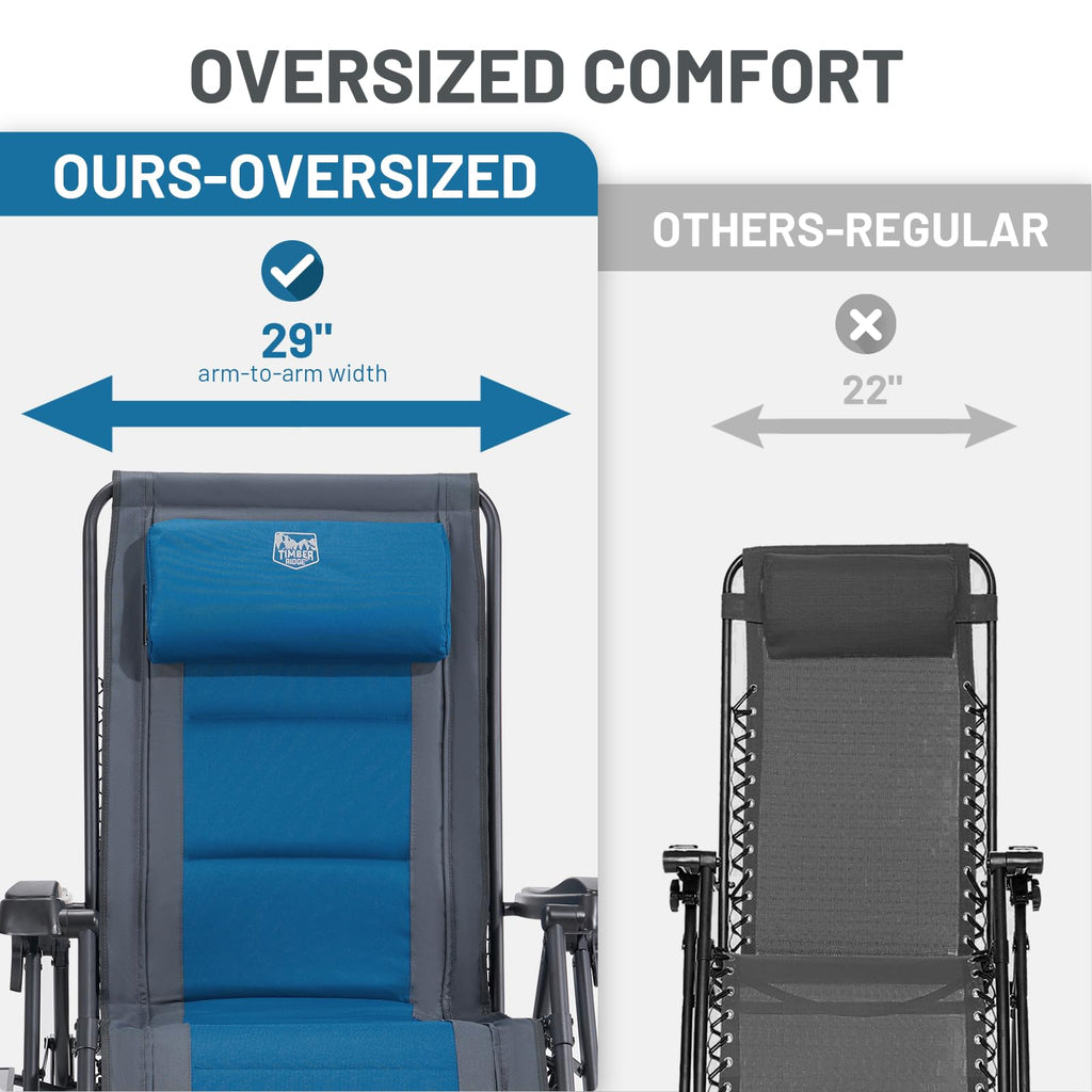 Oversized Zero Gravity Chair 2 Pack O7897
