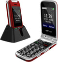 4G Unlocked Flip Phone with Big Buttons and SOS Button B97946