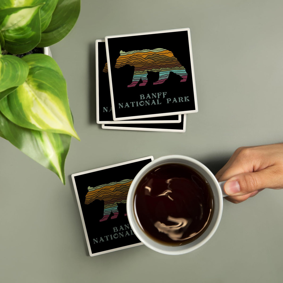 Ceramic Coasters Set of 4 A64192