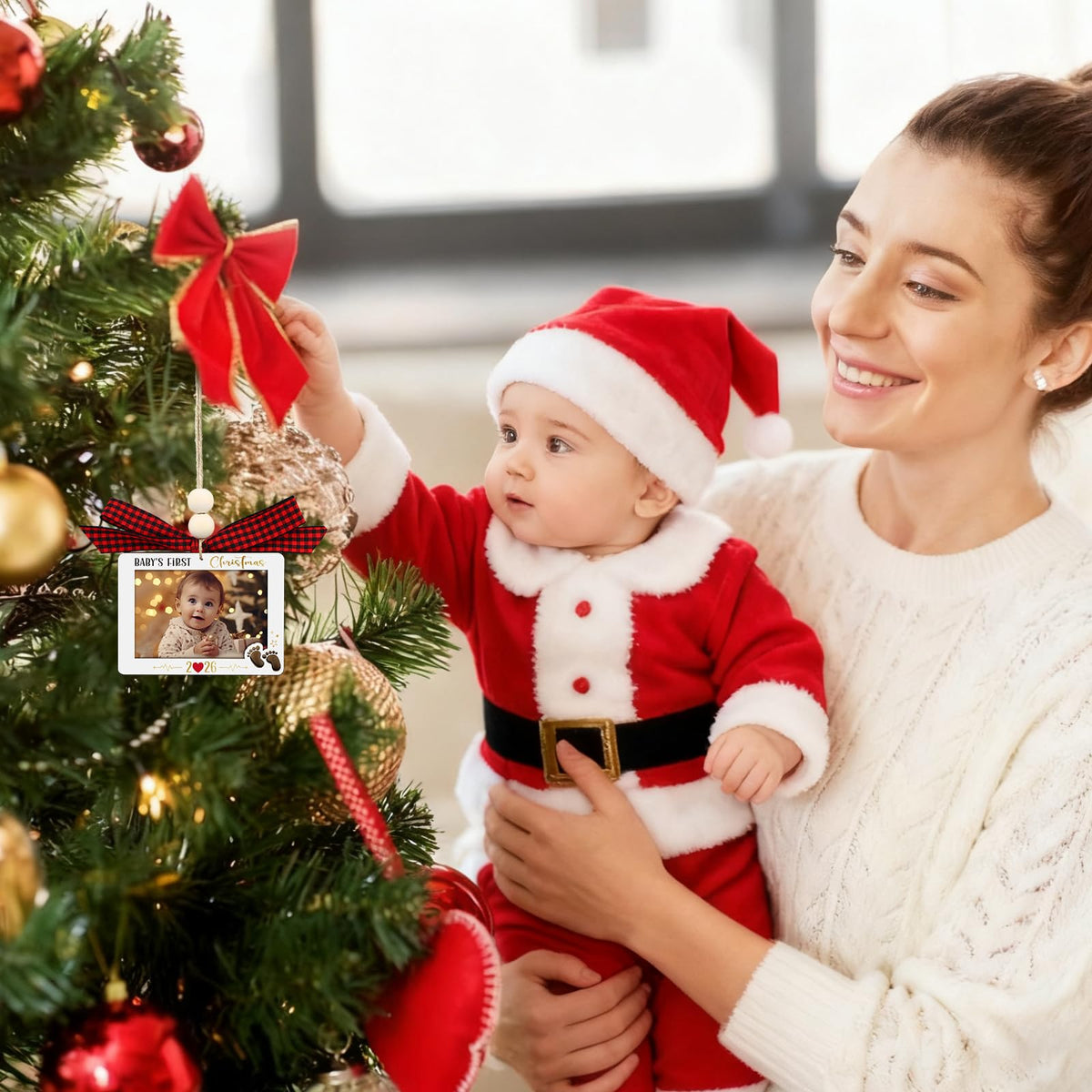 Baby's First Christmas Photo Frame Ornament K975178