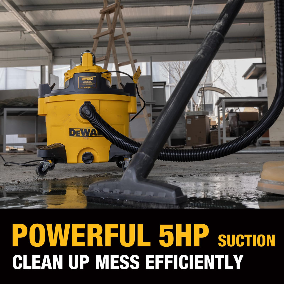 Shop Vacuum Wet and Dry 9 Gallon 5 HP with Detachable Blower L661282