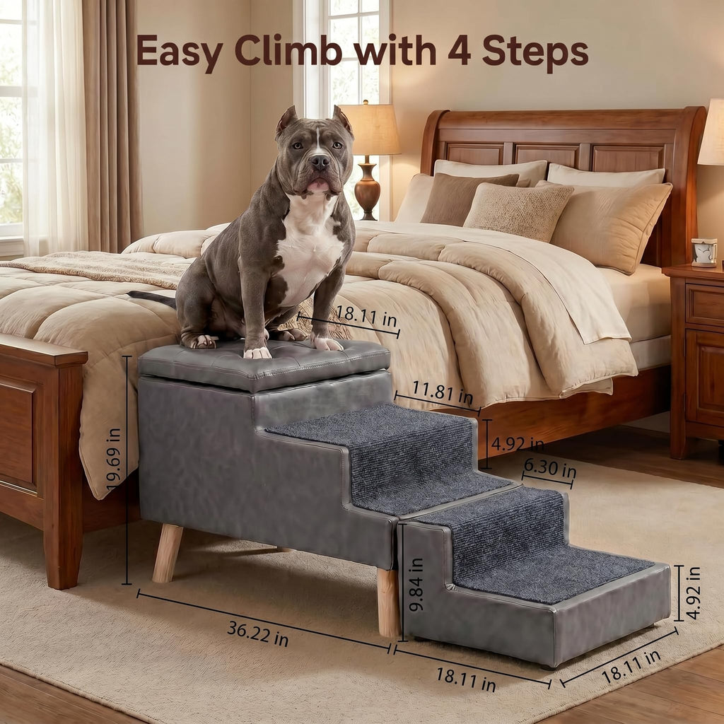 Leather Dog Stairs J642581