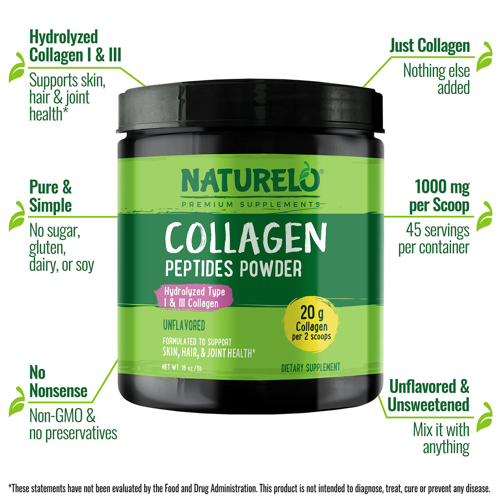 Collagen Peptide Powder 16 Oz Unflavored K21136