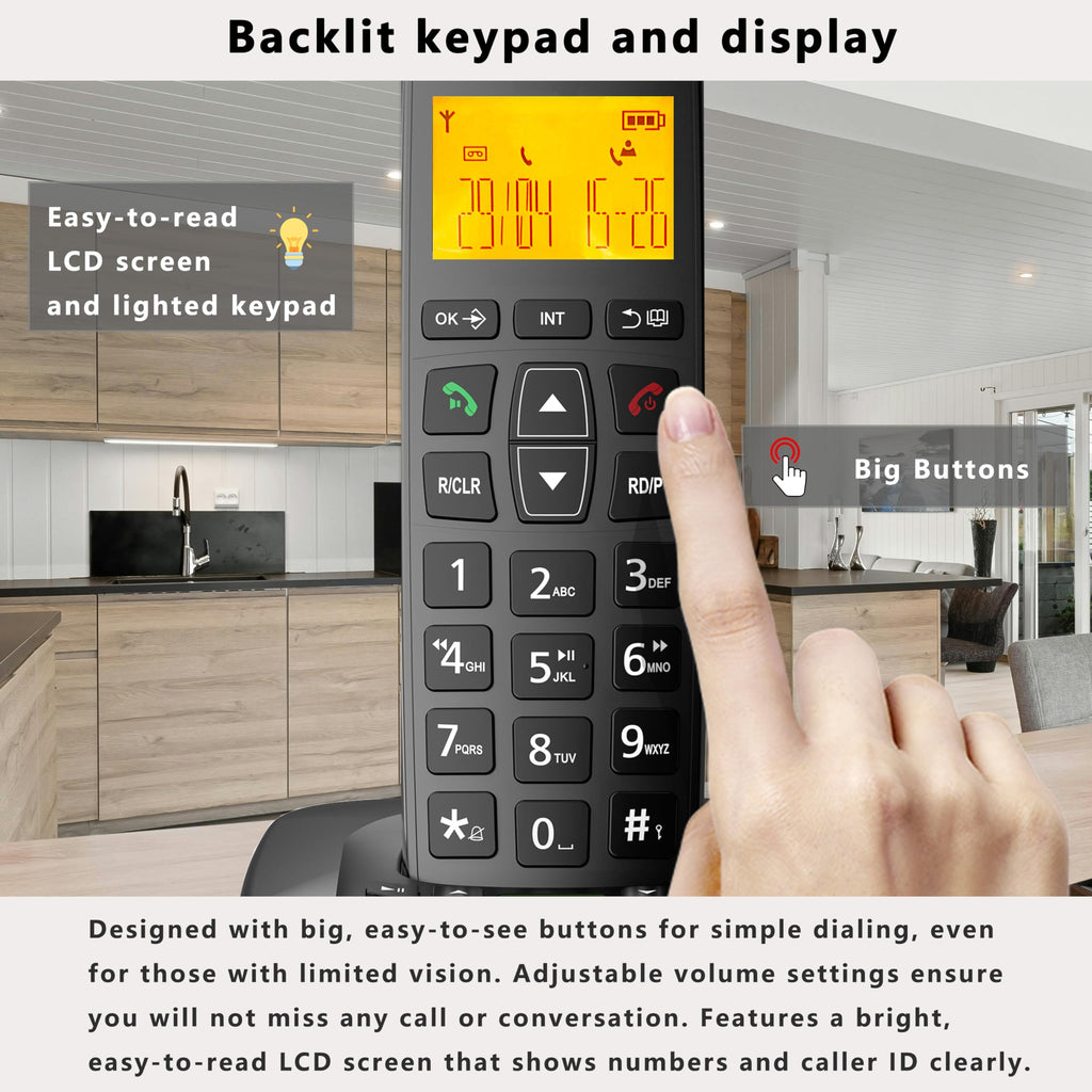 DECT Cordless Phone with Answering Machine D588