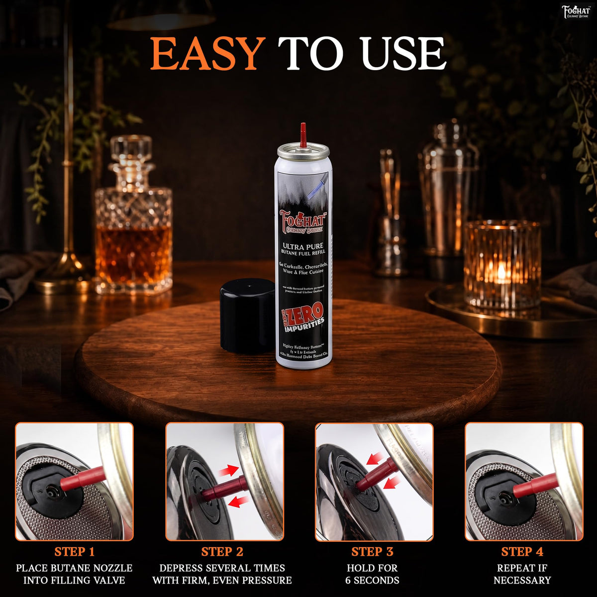 Butane Fuel Refill 60ml Food Grade Gas Canister U487264