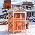 2-Level Weatherproof Cat House O768891