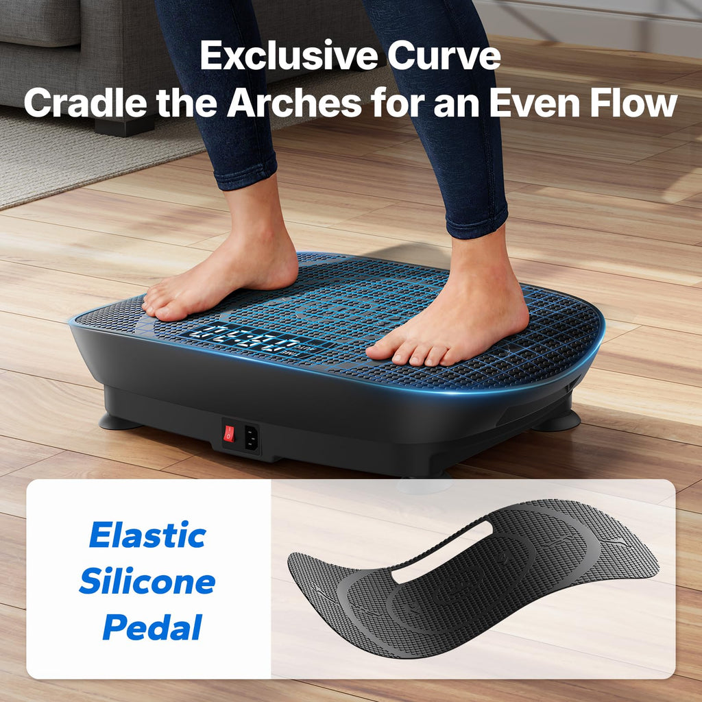 Curved Vibration Plate Exercise Machine T9008