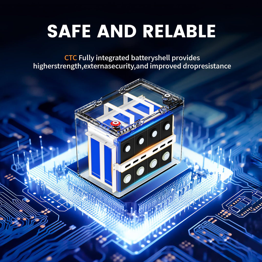 12V 100Ah LiFePO4 Battery Group 24 G674329