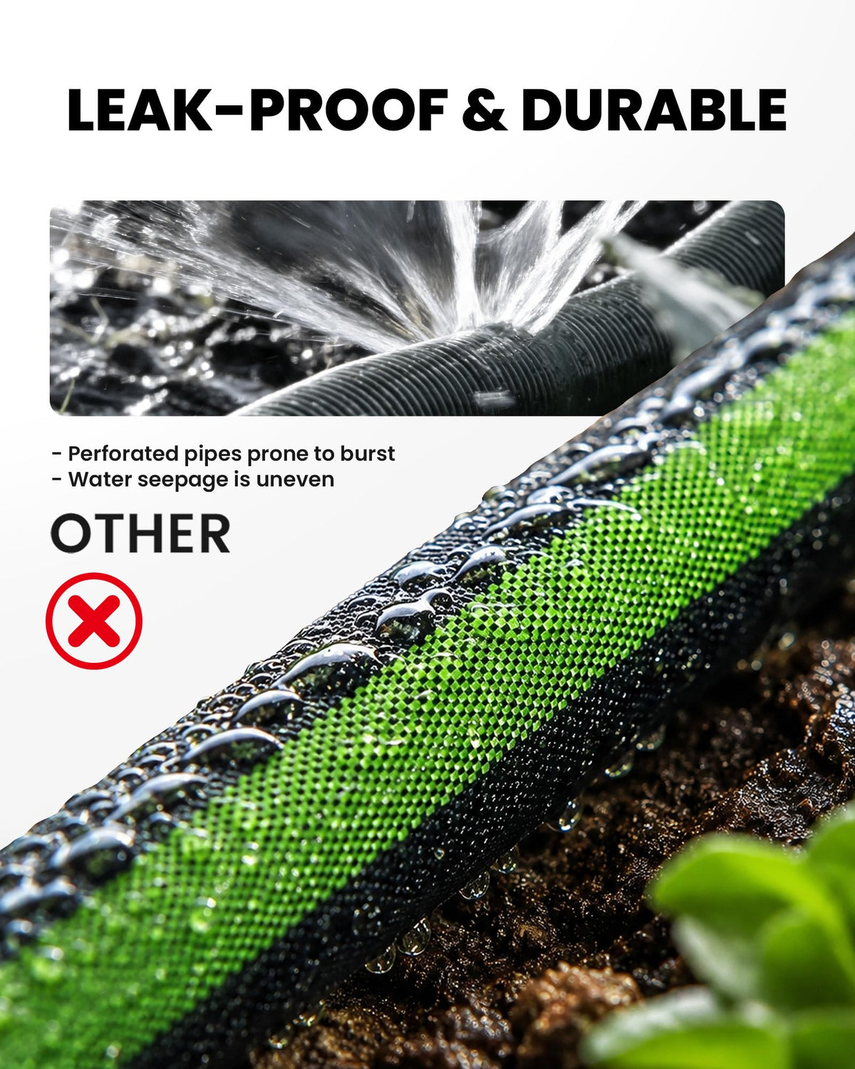 100FT Flat Soaker Hose H81433