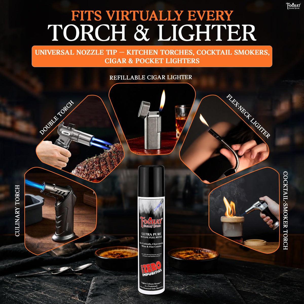 Butane Fuel Refill 60ml Food Grade Gas Canister U487264
