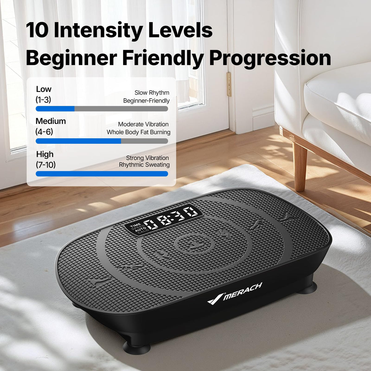 Curved Vibration Plate Exercise Machine T9008
