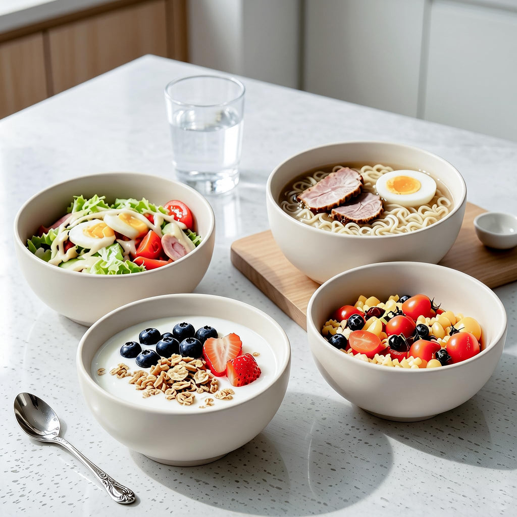 Ceramic Soup Bowls Set of 4 P122206