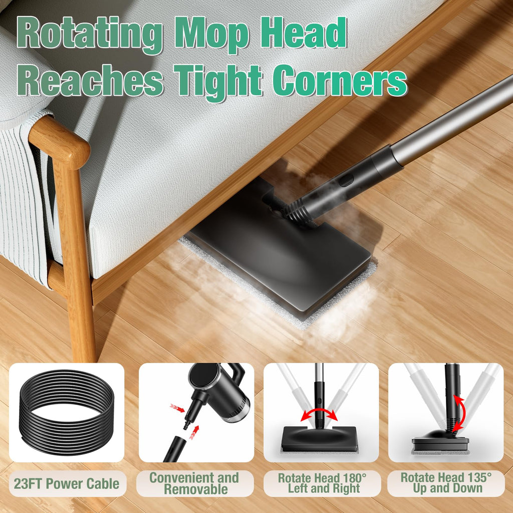 11-in-1 Detachable Handheld Steam Mop T350964