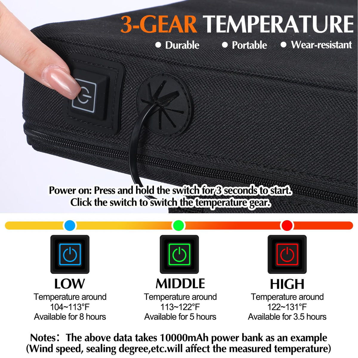 2 Pcs Portable Heated Seat Cushion E250