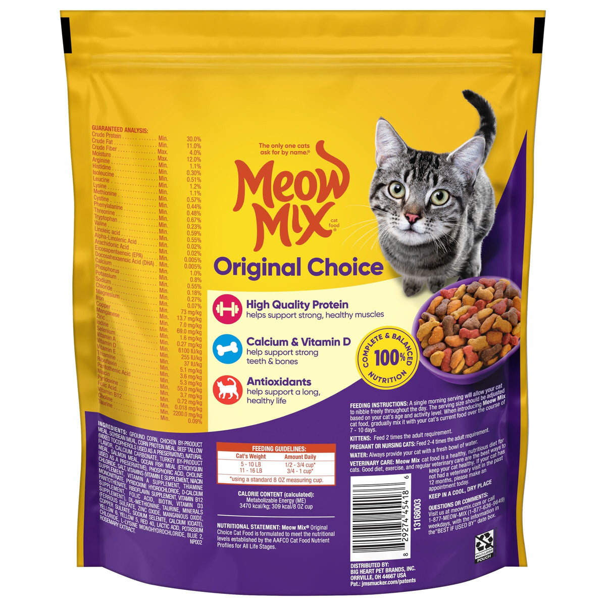 Dry Cat Food 18 oz Pouches F691