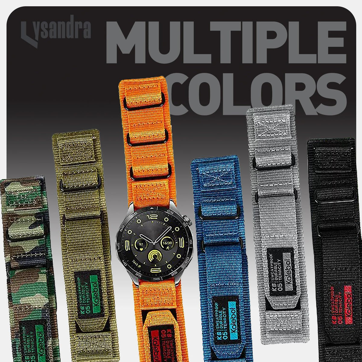 Nylon Woven Smartwatch Bands U414