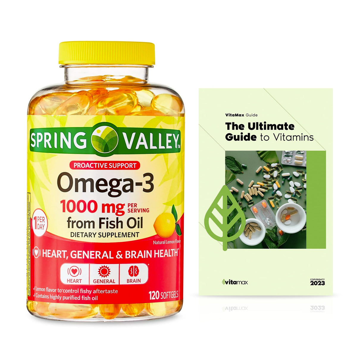 Omega-3 Fish Oil 1000 mg 120 Count P963123