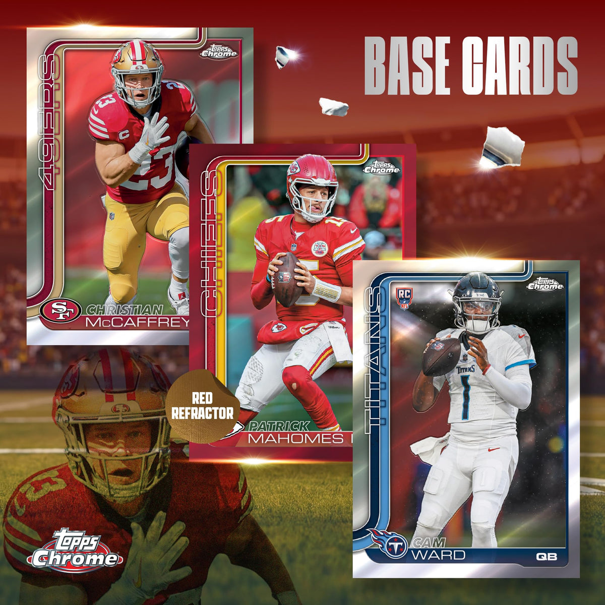2025 Topps Chrome NFL Football Value Box N480166