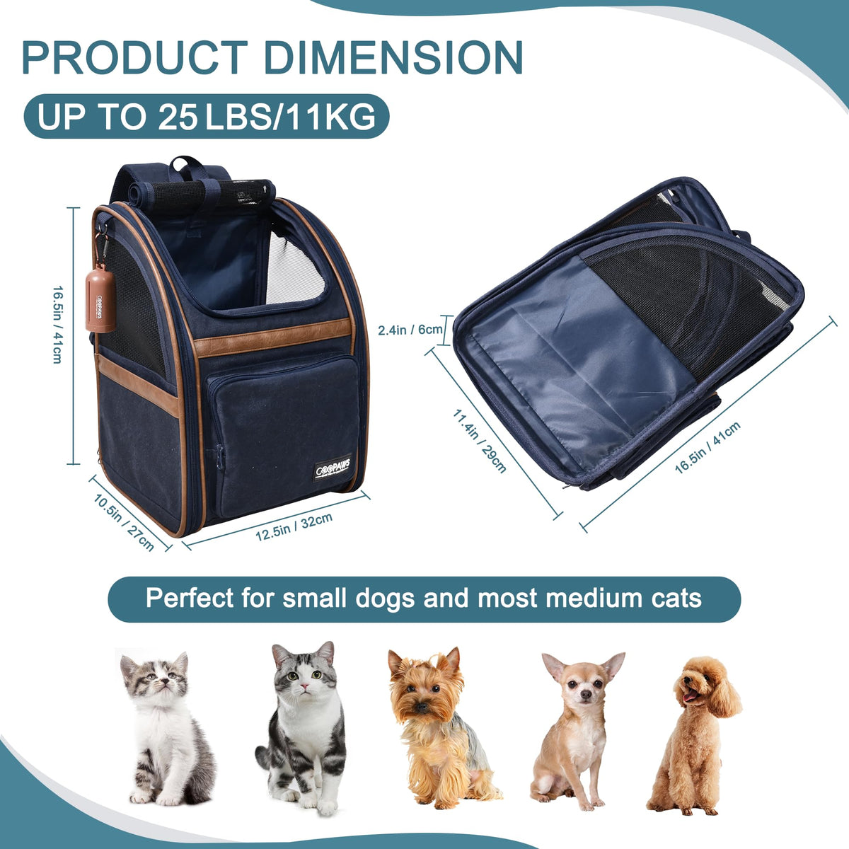 Pet Backpack Carrier E47206