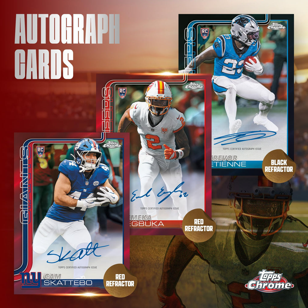2025 Topps Chrome NFL Football Value Box N480166