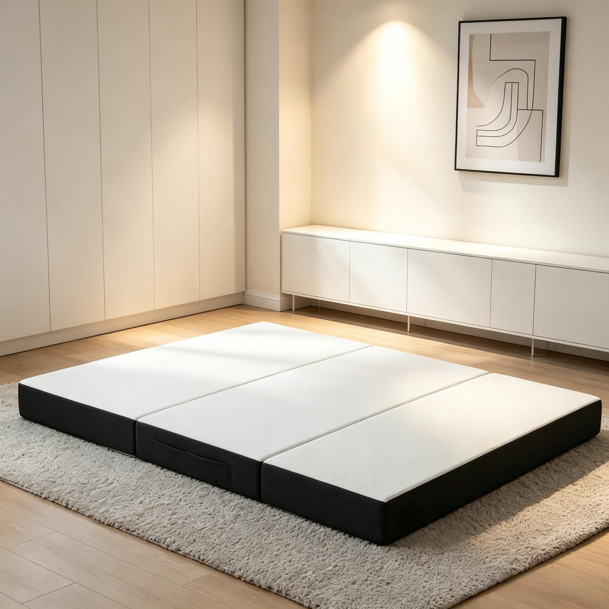 6 Inch Trifold Memory Foam Mattress E861