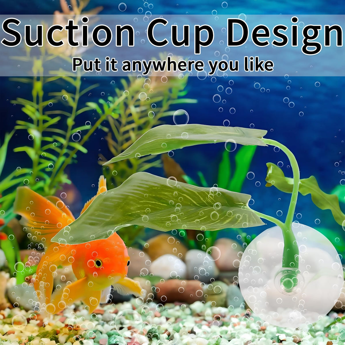 Betta Fish Leaf Hammock, 2 PCS Aquarium Decor K8010