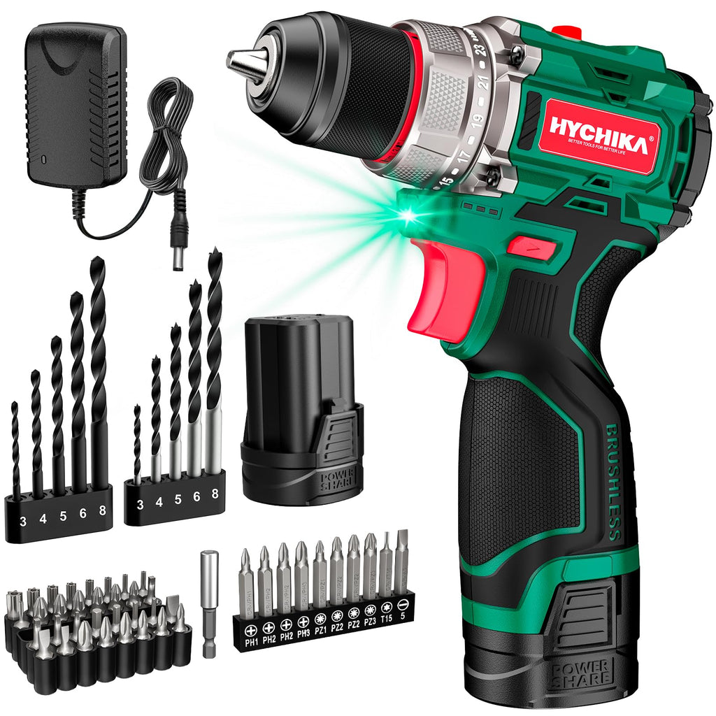 16.8V Cordless Brushless Compact Drill X93344